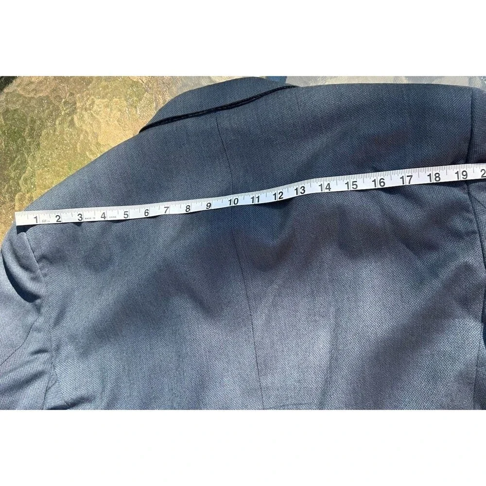 Vtg Christian Dior Monsieur Men’s  Blazer Jacket Virgin Wool USA union Made 44R